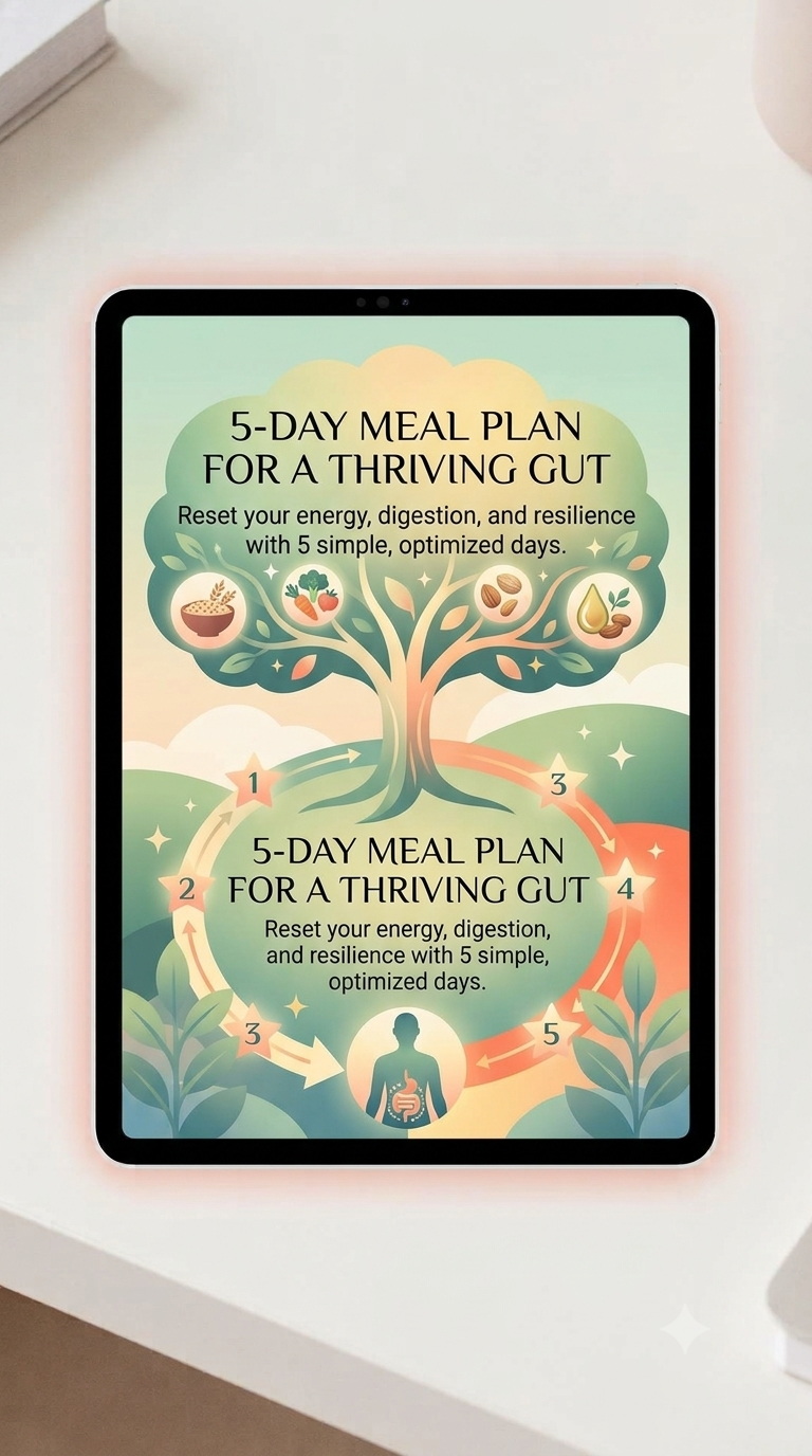 5-Day Meal Plan for a Thriving Gut